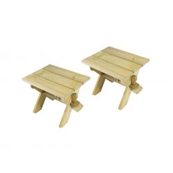 2 borovicové židle
