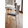 Collection Saturn  upholstered chair with fabric - sawana 05, colour white matt