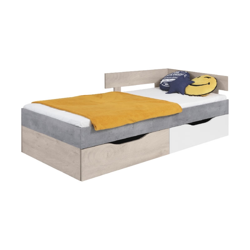 Сигма си. Кровать Молодежная. Кровать 185х90. Sigma кровать. Кровать цвет бетон.
