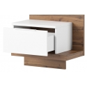 Livorno 69 One drawer bedside table (lighting included)