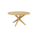 Roble Round Table W.Cross Base 1.25m