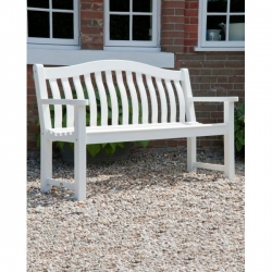New England White Painted Turnberry Bench 5ft