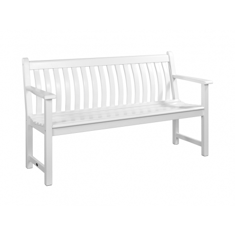 New England White Painted Broadfield Bench 5ft