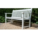 New England White Painted Broadfield Bench 5ft