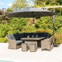 Round Cantilever Charcoal 3.5m