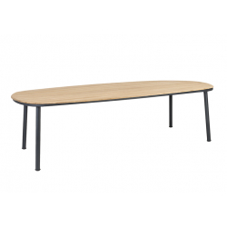 Cordial beige table, Roble...