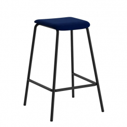 LAROC stool, black, 62CM