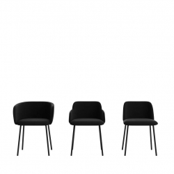 Krzesło LAROC  5, czarne