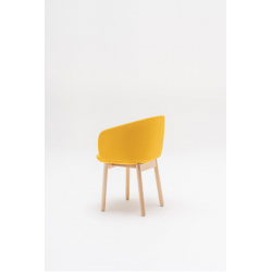 Chair, wooden base, Grace GRP9