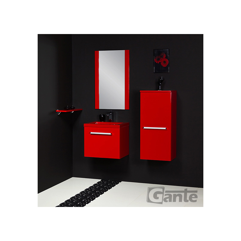 100cm FOKUS shelf, red color