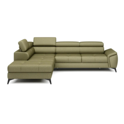 Mocca corner sofa with...