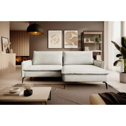 Glossy corner sofa with...