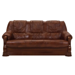 PRAMA 3 Sofa, Naturleder