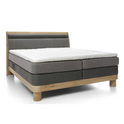 DONNA bed, natural leather